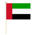 Custom Printing 68D Polyester U.A.E. National Hand Wave Flag