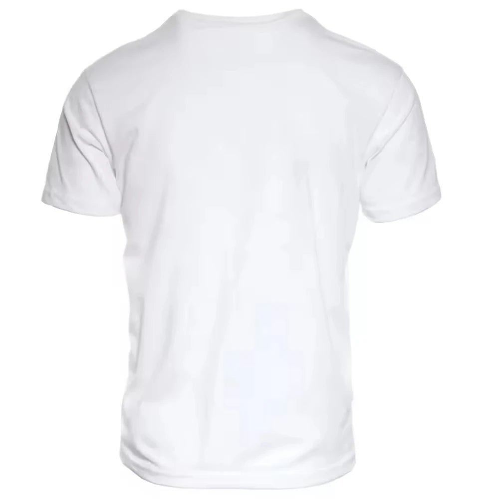 T-shirt for Men Waterproof Tech T-Shirt Casual Quick Dry Blank Stain 100% Cotton Tech Knitted O-neck Men Tech T-Shirt