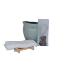 90mm X 130mm Biodegradable Corn Fiber Pouch 100pcs/Bag Disposable Heat Sealing Teabag for Herb Loose Spice Packaging Printing