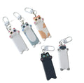 Cute Resin Cartoon Long Cat Keychain Kawaii Anime Cat Keychain Mobile Phone Chain Charms Pendant Decor Accessories Couple Gifts