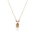 925 Sterling Silver Dorica Ball Drop Pendant Necklace Elegant Sultanite Fine Jewelry