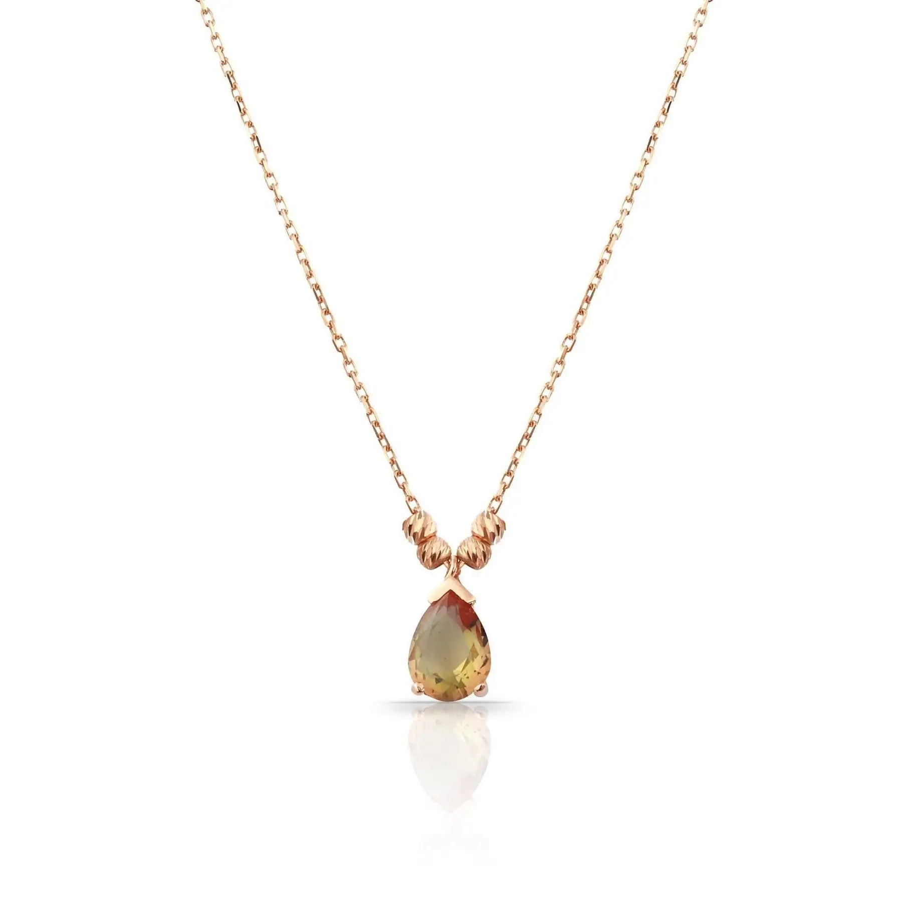925 Sterling Silver Dorica Ball Drop Pendant Necklace Elegant Sultanite Fine Jewelry