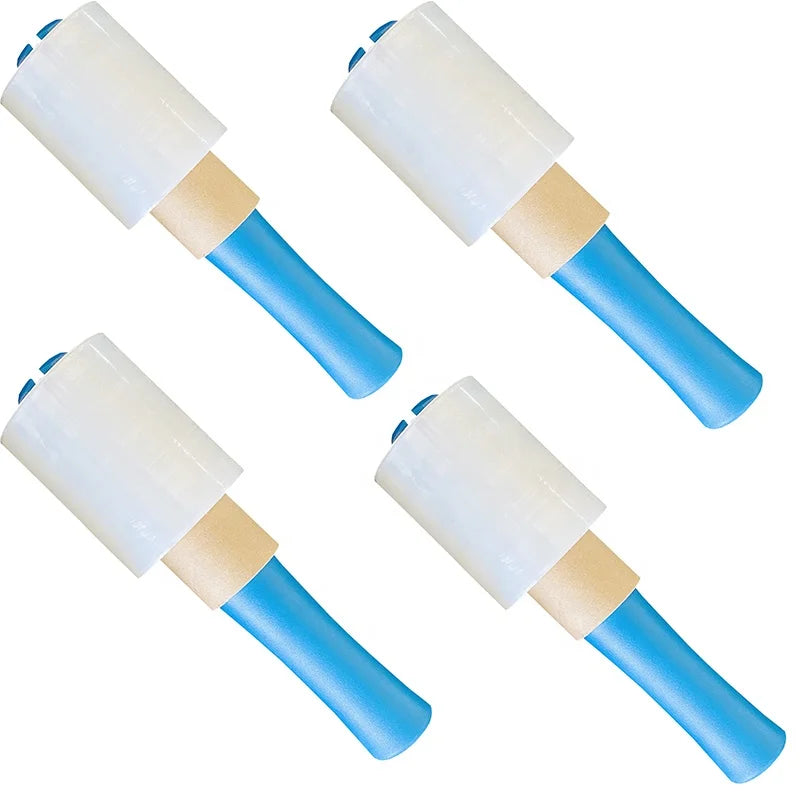 PE Wrapping Film 4inx500 ft Stretch Plastic Shrink 20 Micron Clear Packing Wrapping Stretch Film