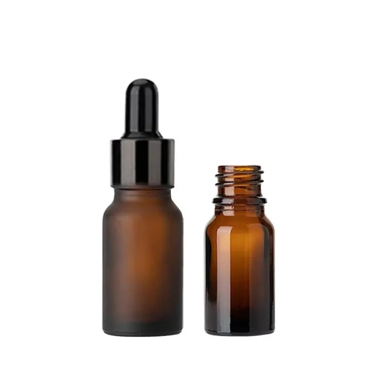 Luxury Skincare Packaging 5/10/15/20/30/50/60/100/120ml Glass Dropper Bottle Amber Essential Oil Bottle Glass Dropper