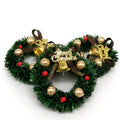 1:12 Miniature Christmas Wreaths Mini Artificial Christmas Wreaths Ornaments Small Dollhouse Accessories Doll House Christmas