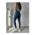 Women's Casual High Waist Eco-Friendly Cotton Breathable Cute Straight Jeans Regular Fit Denim Trousers with Belt