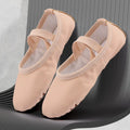US in Stock Spot Pink Sports Ballerina Dance Shoes Cross Straps Elastic PU Leather Ballerina Shoes(Toddler/Little/Big Kid/Women)
