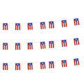 Customized String Flags Outdoor Decorative Flags 100% Polyester Hanging Flags Puerto Rico Flag Customization Small Banner