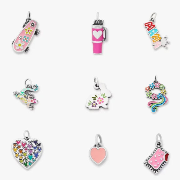 2025 New Arrival Sterling Silver Charms for Bracelets Flower Designer Bow Fashion Pendant for Women Jewelry Making