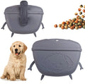 Portable Stylish Eco-Friendly Durable Silicone Pet Bowl Leakproof Easy Clean Dogs Cats IQ Training Travel Camping Hiking Outdoor