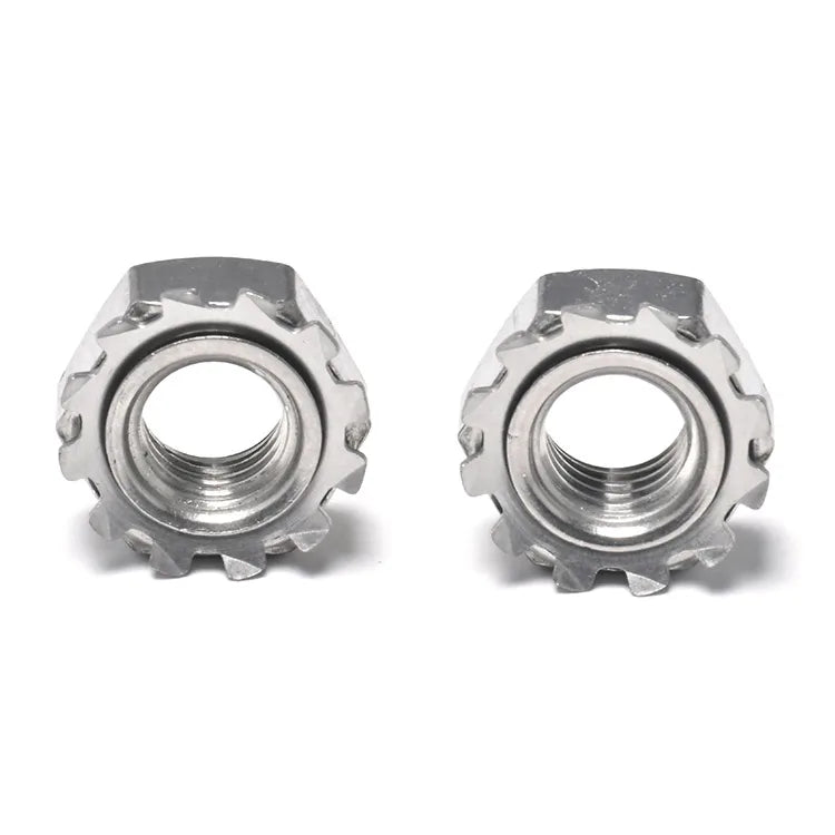 M3 M4 M5 M6 M8 M10 SS304 316 Self Locking Wheel Nylon Tooth Nut K Lock Nuts