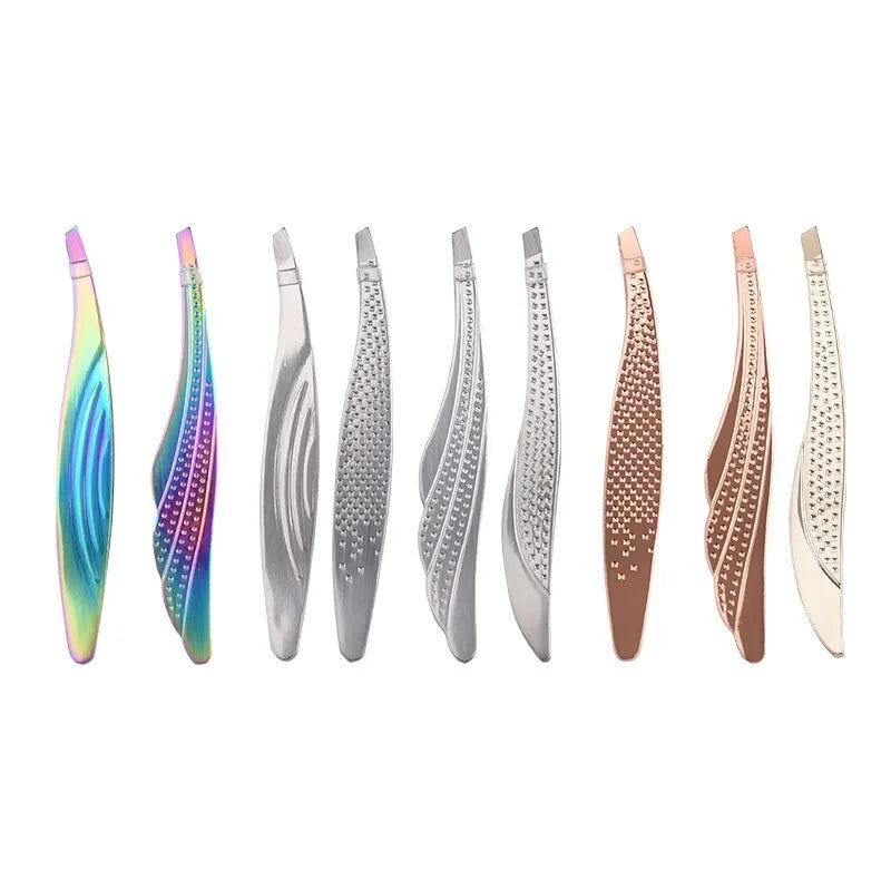 2025 Wholesale High Quality Custom Made Eyebrow Tweezers Trending Pointed Tip Cheap Prices From Asia