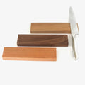 Modern Double-Tier Self-Adhesive Magnetic Wood Knife Board Kitchen Storage Holder & Rack with Stylish Knife Holder