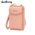 Baellerry Mobile Bag Women's Crossbody Bag New Korean Buckle Phone Bag Short Small Bag Women's Bag