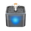 Yun Cat 2L Ultra Quiet Automatic Pet Water Fountain LED Light Reusable Filter 2L Dispenser