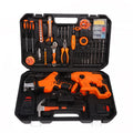 Practical Home Hardware Toolbox Multifunctional Portable Electrician Saber Saw Toolbox Lithium-ion Drill
