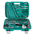 121 pieces torque wrench tools hardware wrench sets professional car repair toolbox