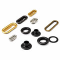 Factory Wholesale Matte Black Durables Grommets 16x8x8 mm for Gear Bags Webbing MegaBDM