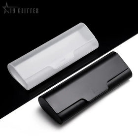 Wholesale Plastic Glasses Storage Box Portable Sunglasses Protector Cases Transparent Grey Black Eyeglasses Case