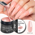 IPHF Clear Building Nail Gel Kit 50g Large Capacity Nail Extension Gel Kit Hard Gel Nail Set  for Beginners
