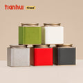 Tianhui Reusable Multi-Purpose Airtight Square Can for Loose Leaf Teas Storage Coffee Bean Container