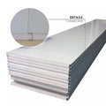Industrial Design EPS Core Insulated Exterior Wall Sandwich Panel Steel Material for Villa Application