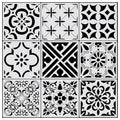 Simple Style Large Tile Stencils for Painting Walls Concrete Floor Stencils Drawing Pattern Templates