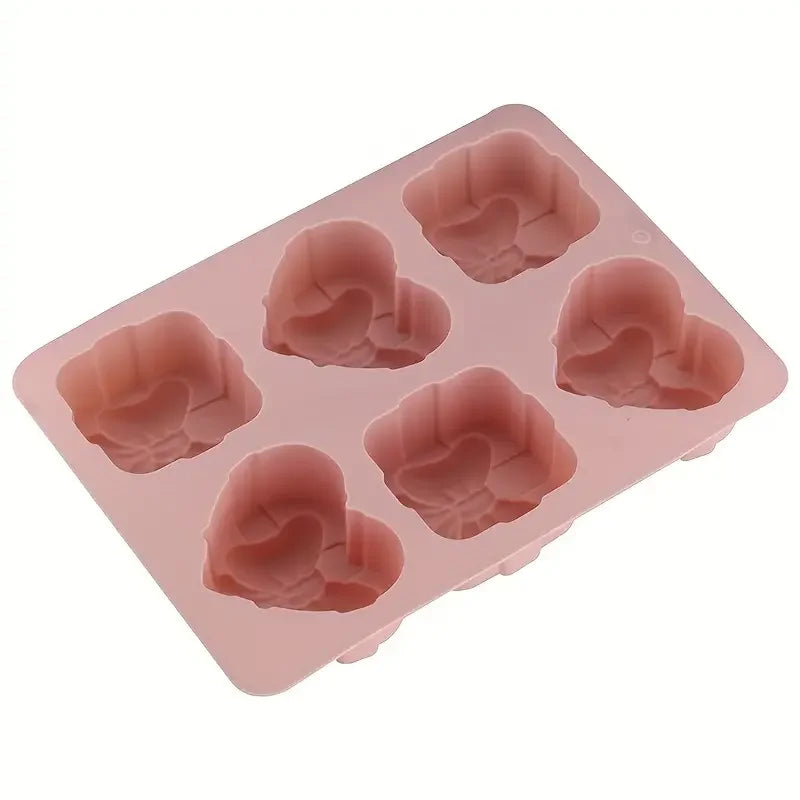 Silicone Gift Box Shaped Cake Mold Set for Mousse Chocolate Candies Desserts Christmas Thanksgiving Valentine's Day