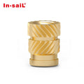 Ultrasonic Insert Nut for Plastic Heat Staking Threaded Nut for Electronics & Automotive Plastic Fastener M3-M6 OEM Service