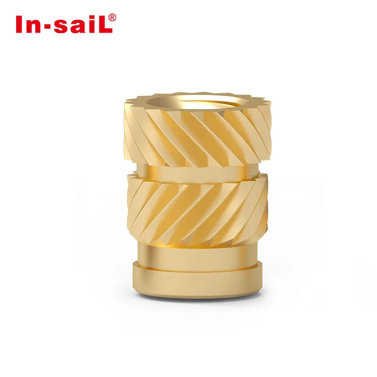 Ultrasonic Insert Nut for Plastic Heat Staking Threaded Nut for Electronics & Automotive Plastic Fastener M3-M6 OEM Service