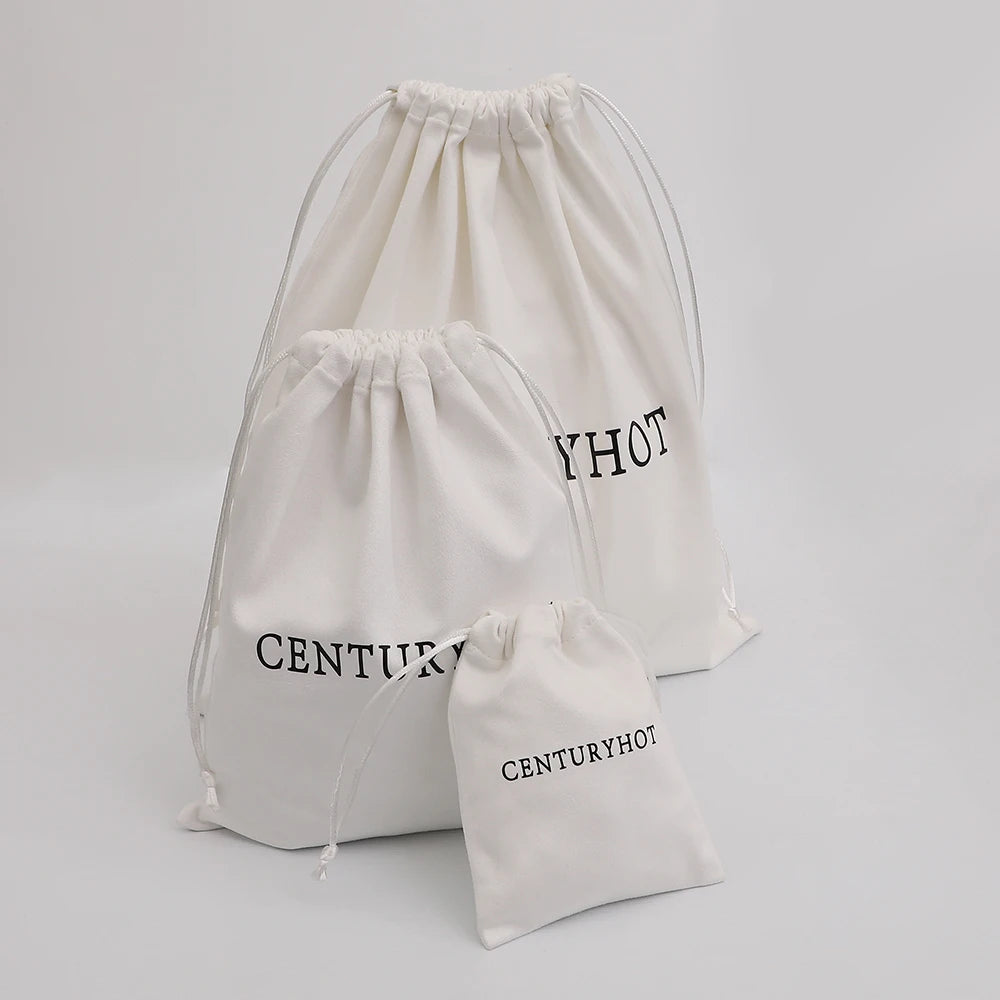Whole Jewelry Bag Velvet Suede Drawstring Bag  Jewelry Pouch  Suede Dust Bag  with Logo