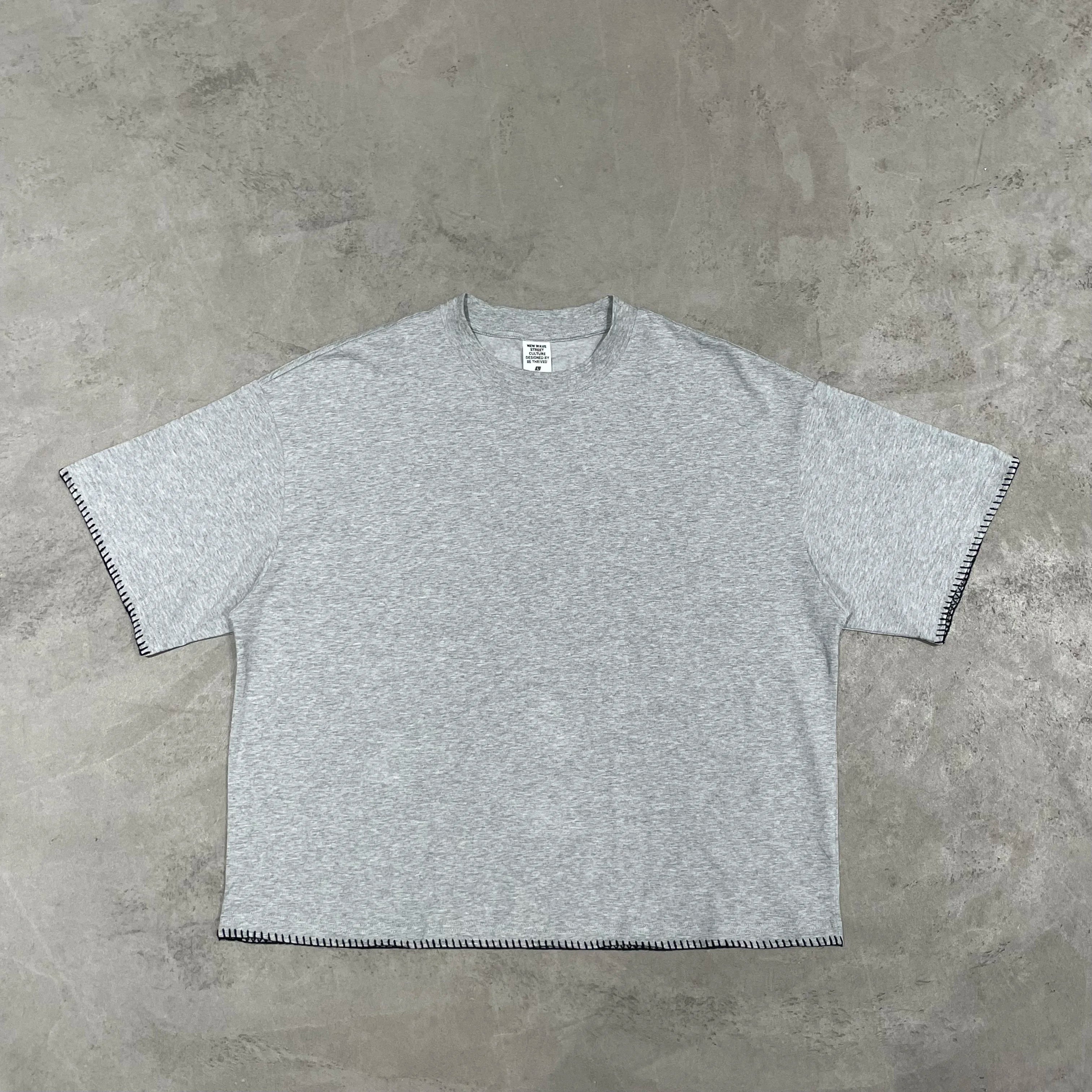 Men's Boxy Fit Oversized T-ShirtCasual Loose Short Sleeve Wholesale Solid Color TeeCustomized logo