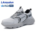 LAnoudun Workwear Leisure Series Men's Safety Shoes Rubber and Plastic Sole New Fashion Anti-Puncture Safety Shoes MegaBDM