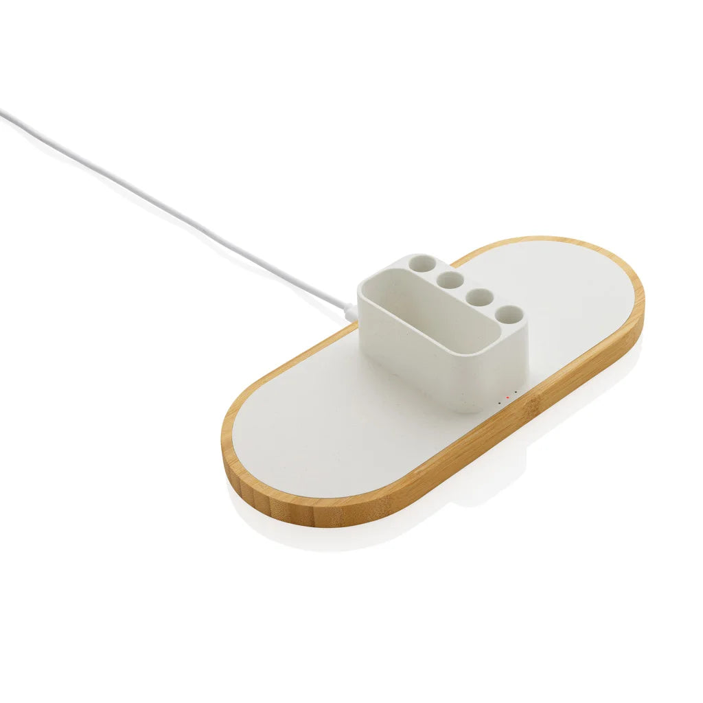 Ontario 10W Corporate Wireless Charger with Pen Holder Feature