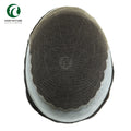 Bella-Lace and PU Base With Bleached Knotted in Front Hair Wig for Men Density Light Medium 100% Bald Hair Toupee