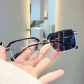 2025 Fashion Ultra Light Computer Eyeglasses Half Frame Men Women Anti Blue Light Photochromic Glasses Frames