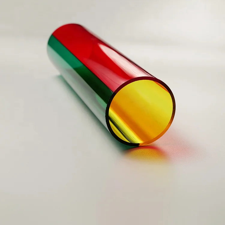 ISO Standard Factory PMMA Pipe Customized Colors and Shapes Acrylic Tube