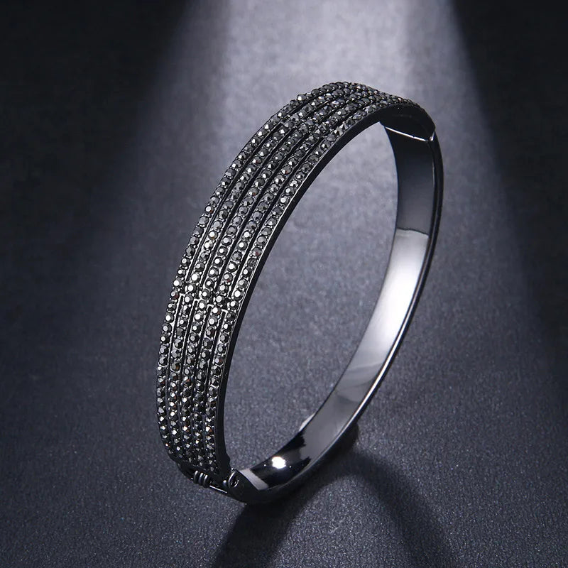 Wholesale White Gold Rhodium Plated Princess Cut Cubic Zirconia Women's Bridal Wedding Luxury Tennis Bracelet