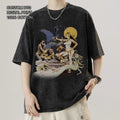 Men's Custom DTG Graphic Digital Print Vintage Acid Wash Oversized Cotton T-shirt Custom Printing 230 GSM Manufacturer OEM ODM