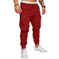 OEM Custom Logo Embroidery Printed Design Multi-Pocket Trousers Men's Woven Fabric Casual Workwear casual pants Trousers