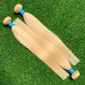 Wholesale Brazilian 613 Straight Virgin Hair Bundle Raw Virgin Cuticle Aligned Super Double Drawn 613 Blonde Human Extensions