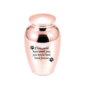 Titanium Cat Urn with High Polish Finish and Personalized Nameplate Protective Velvet Pouch and Gift Box