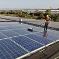 SMARAAD Solar Panel Cleaning Roller Brush 3m 5m 7m Length Solar Panel Cleaning Brush Complete Solar Panel Cleaning Machine
