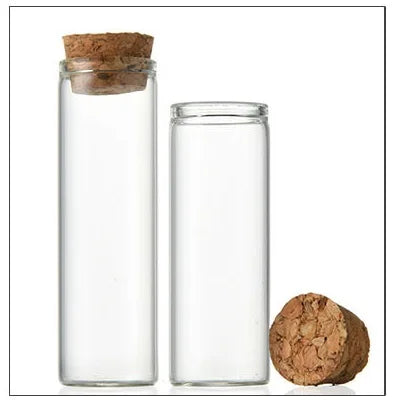Hot Sale Different Size Glass Plastic Test Tube with Cork Stopper