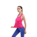 Women's Lightweight Breathable Hemp Tank Top Solid Pattern Quick Dry Sporty Knitted Fabric Eco-Conscious Embroidery Summer