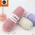 Ready to Ship 3 Strands 37 Colors Soft Squirrel Velvet Yarn Polyester Furry Yarn Thick Knitting Thread for Hat Scarf Sweater