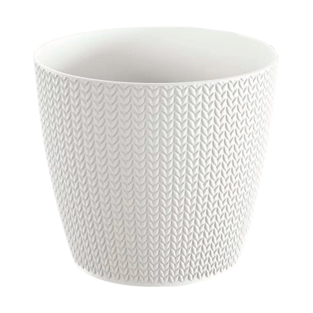 WHEATY 3.5L. flower pot dimensions (mm) 189x189x167 color White