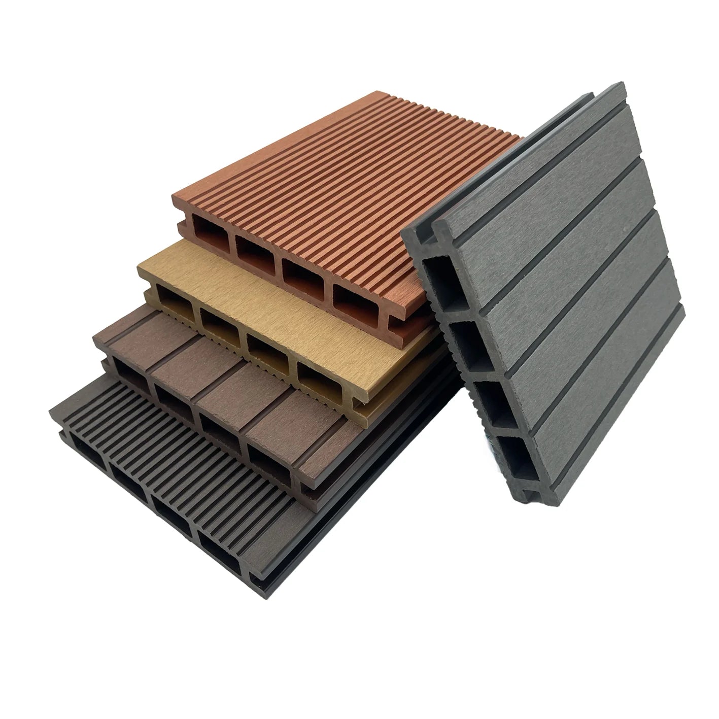 Eco-Friendly Wear-Resistant WPC Outdoor Waterproof Decking Non-Slip Modern Garden Flooring for Basement Warehouse 15-Year