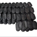 Double-Sided Elliptical Coil Protective Gaskets PVC/PE Material 1mm Thickness for Auto/Bicycle/Motorcycle Applications