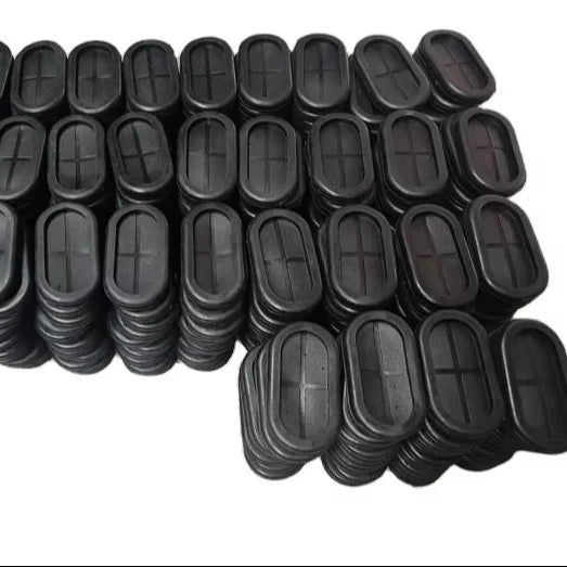 Double-Sided Elliptical Coil Protective Gaskets PVC/PE Material 1mm Thickness for Auto/Bicycle/Motorcycle Applications